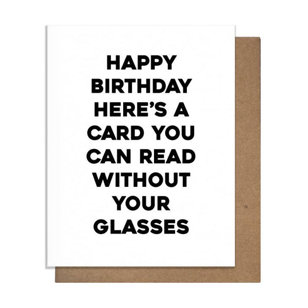 Glasses - Birthday Card - touchGOODS