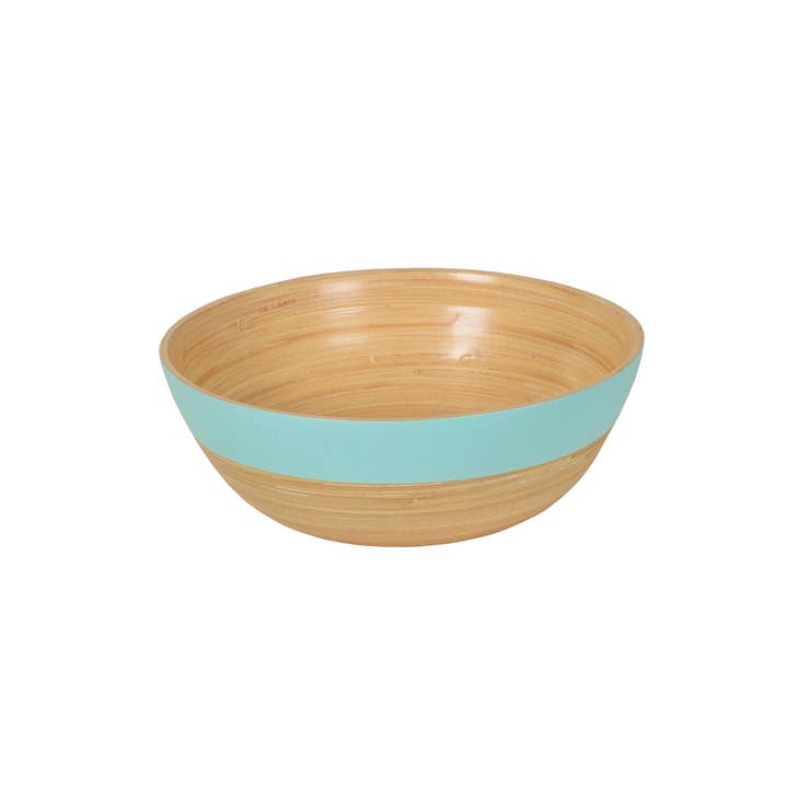 Medium Shallow Matte Bamboo Bowl - touchGOODS