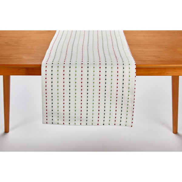 Holiday Pick Stitch Table Runner - touchGOODS