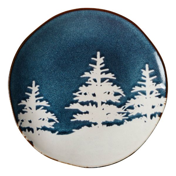 forest appetizer plate - midnight blue - touchGOODS