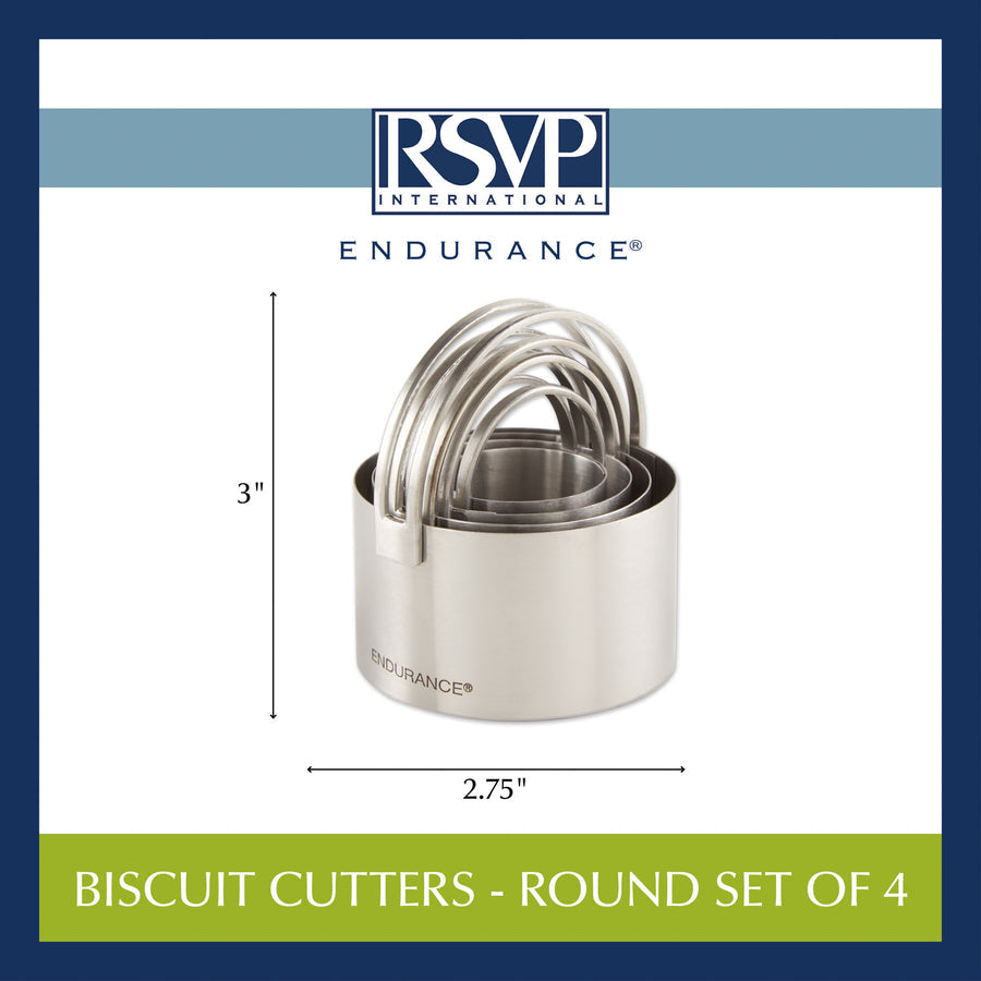 BISCUIT CUTTERS -  SET OF 4 - touchGOODS