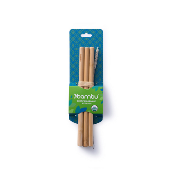 Totally Bamboo Reusable Bamboo Drinking Straws