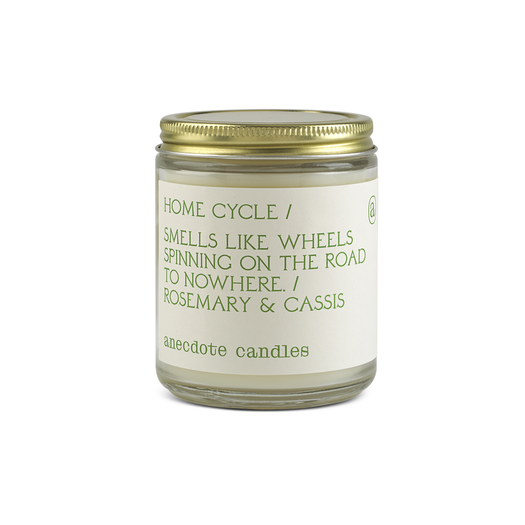 Home Cycle (Rosemary & Cassis) Glass Jar Candle - touchGOODS