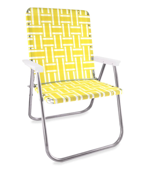 Yellow and White Stripe Magnum Chair - touchGOODS