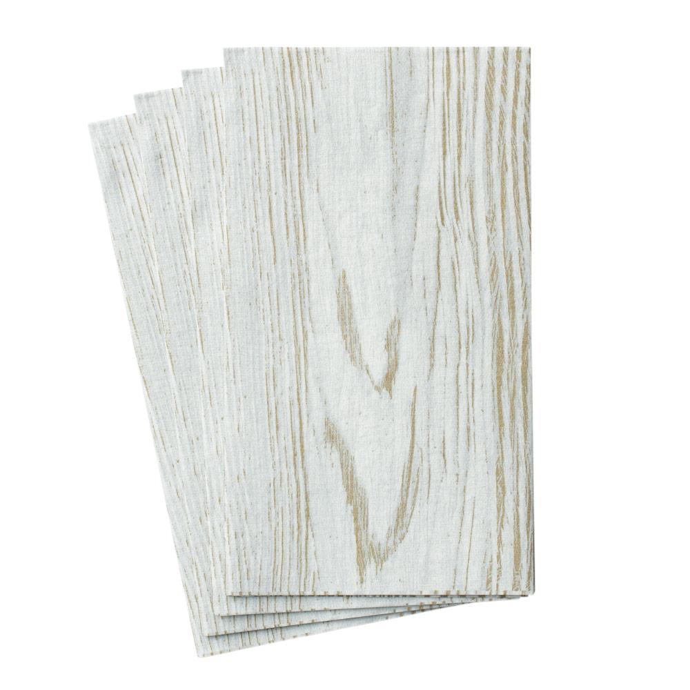 Faux Bois Birch Paper Linen Guest Towel Napkins - 12 Per Package - touchGOODS