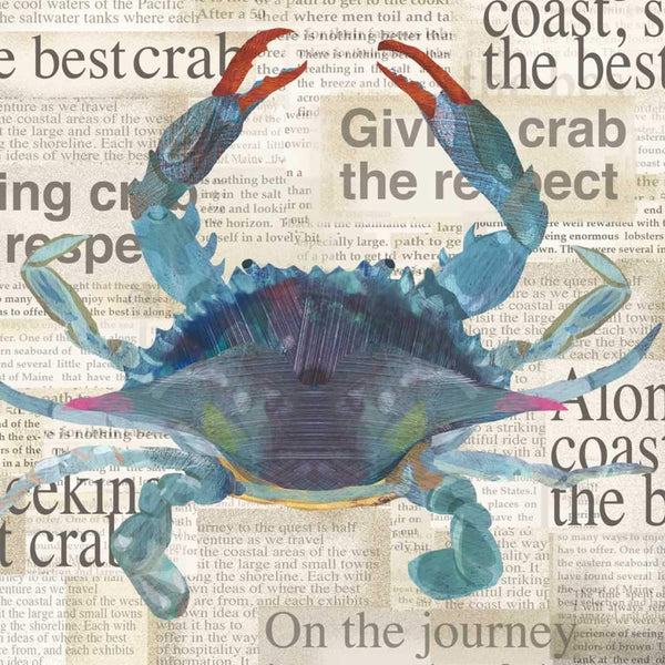 Best Blue Crab Beverage Napkins - touchGOODS