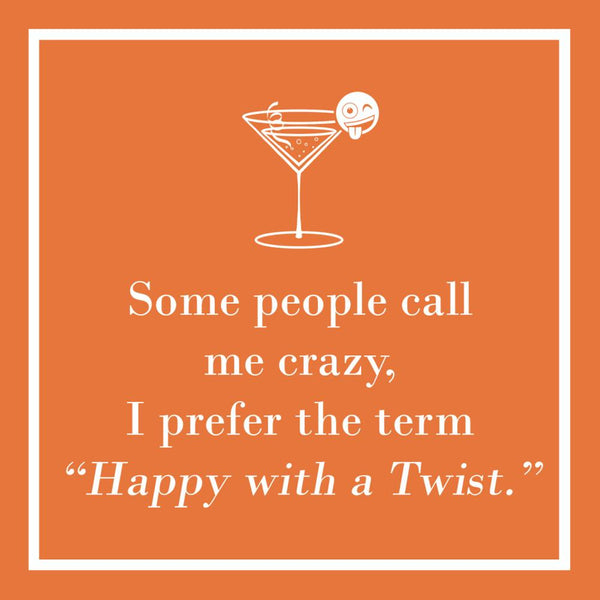 Happy With a Twist Cocktail Napkin - touchGOODS