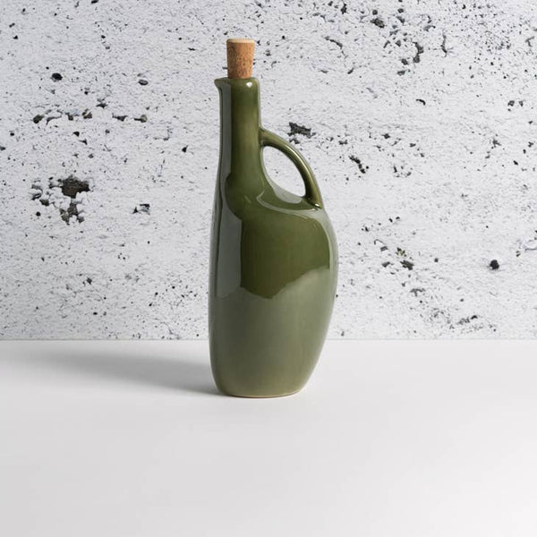 Stoneware Olive Oil Bottle | Canard 34oz - touchGOODS