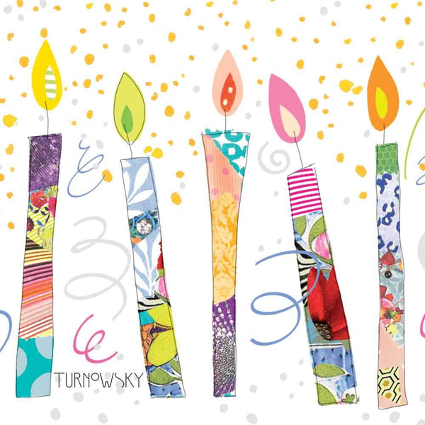 Birthday Candles Lunch Napkins - touchGOODS