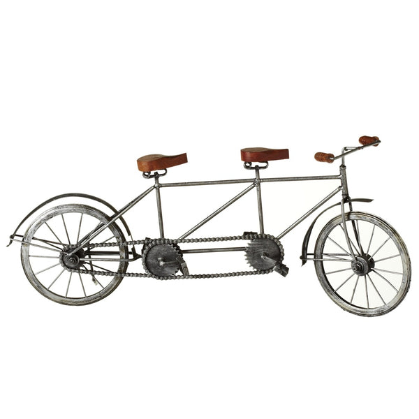 Antique Silver Tandem Bicycle | touchGOODS