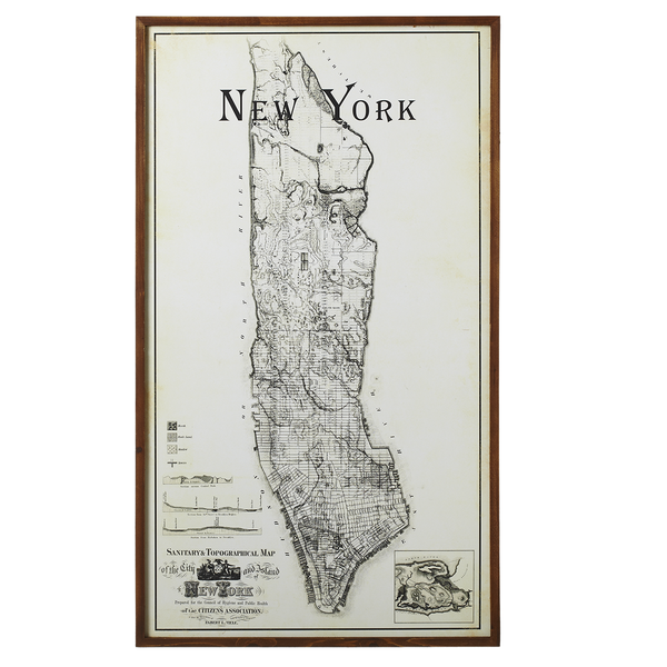 Black and White "New York City" Wall Decor | touchGOODS