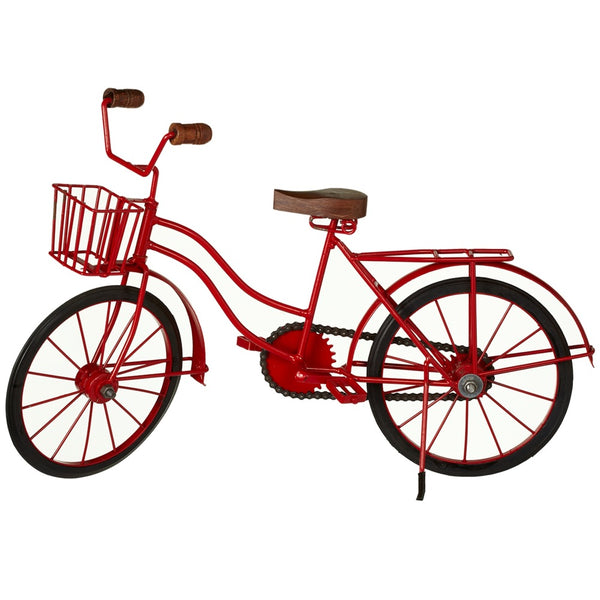 Red Bicycle with Basket | touchGOODS