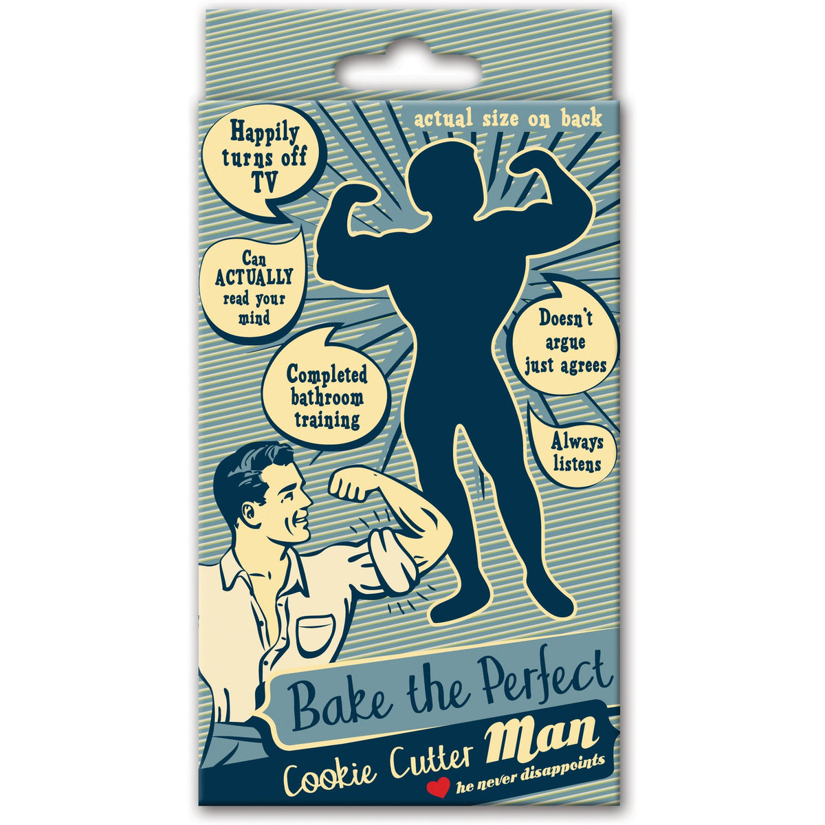 Perfect Man Cookie Cutter | touchGOODS