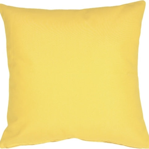 Buttercup Yellow Sunbrella Outdoor Pillow 20" x 20" - touchGOODS