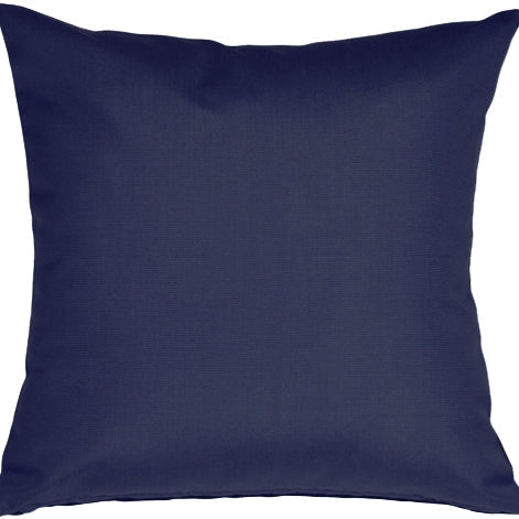 Navy Blue Sunbrella Outdoor Pillow 20" x 20" - touchGOODS