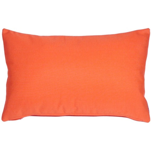 Melon Sunbrella Outdoor Lumbar Pillow 12" x 19" - touchGOODS