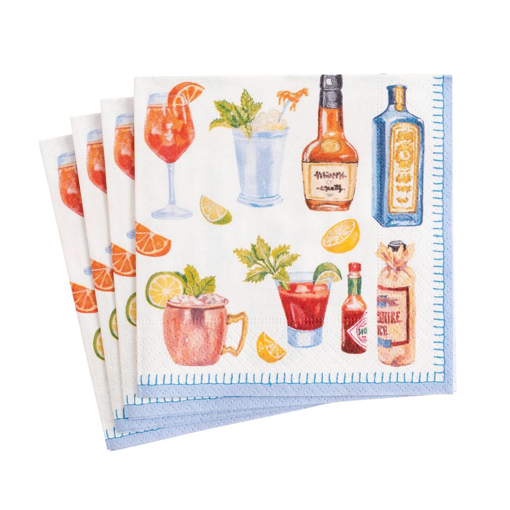 Happy Hour Paper Cocktail Napkins - 20 Per Package - touchGOODS