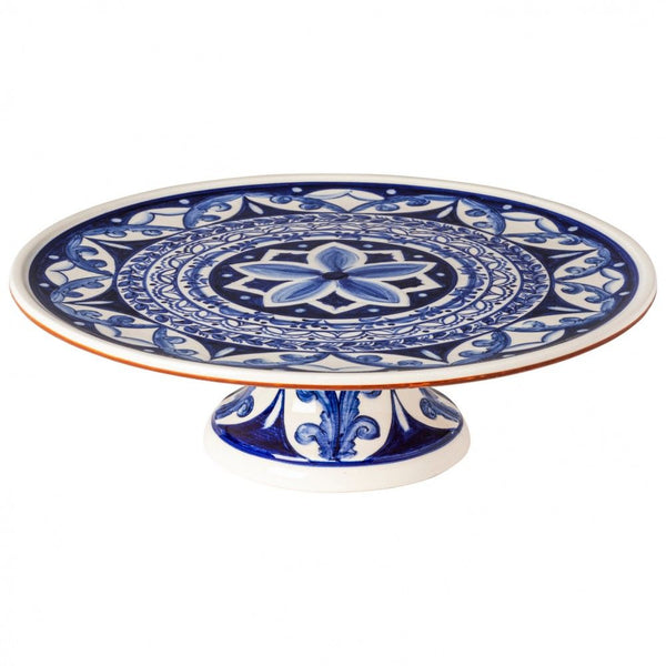 Alentejo Terracotta Footed Cake Plate 13" - touchGOODS