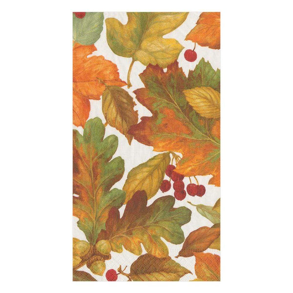 Autumn Leaves II Paper Guest Towel Napkins - 15 Per Package - touchGOODS