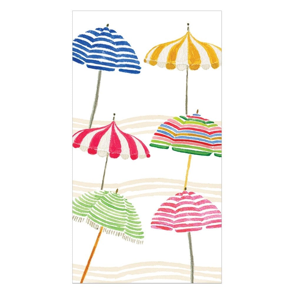 Beach Umbrellas Paper Guest Towel Napkins - 15 Per Package - touchGOODS