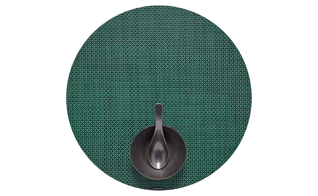Basketweave Round Placemats - touchGOODS