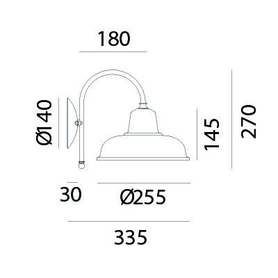 Il Fanale CONTRADA Wall Sconce 243.06 | touchGOODS