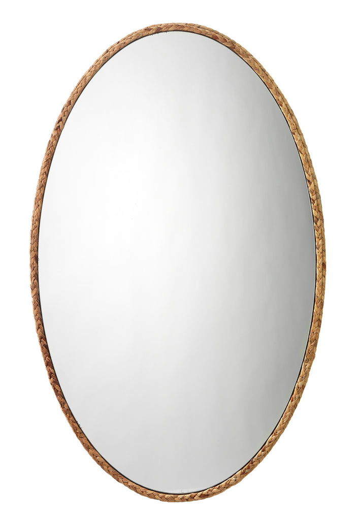 Sparrow Braided Oval Mirror - touchGOODS
