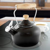 Matte Black Carinawood Tea Kettle (1.8 QT) - touchGOODS