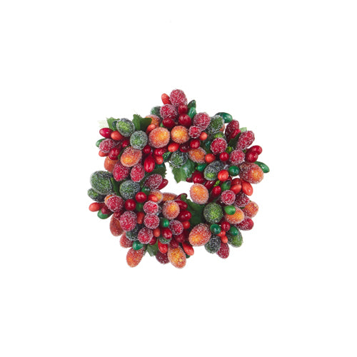 BEADED BERRY WREATH-CANDLE RING - touchGOODS