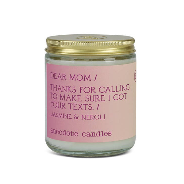 Dear Mom (Jasmine & Neroli) Glass Jar Candle - touchGOODS