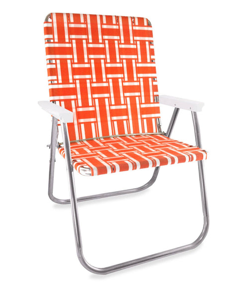 Orange and White Stripe Magnum Chair - touchGOODS
