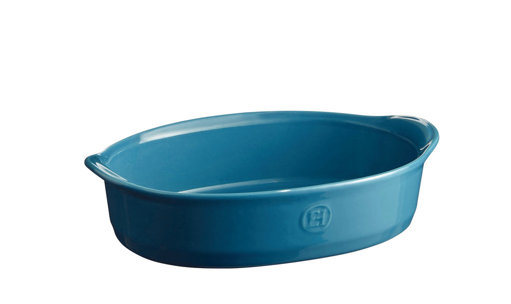 Ultime Small Oval Baking Dish - Mediterranean Blue - touchGOODS