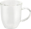 Insulated Glass Latte Cups, 2-Piece Set, 12-Ounces - touchGOODS