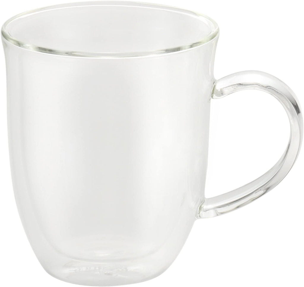 Insulated Glass Latte Cups, 2-Piece Set, 12-Ounces - touchGOODS