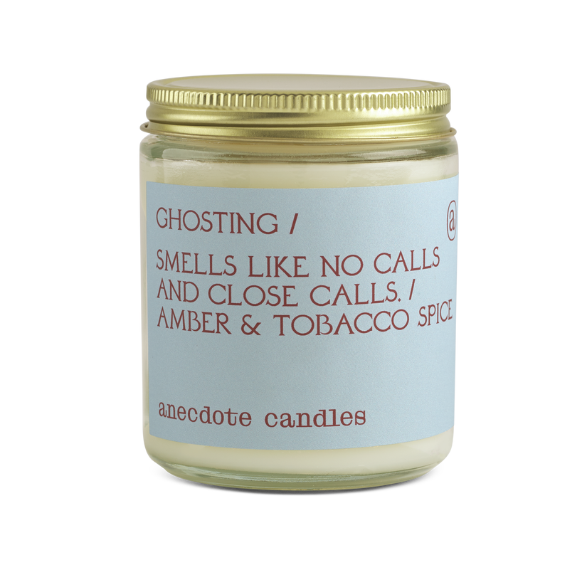 Ghosting (Amber & Tobacco Spice) Glass Jar Candle - touchGOODS