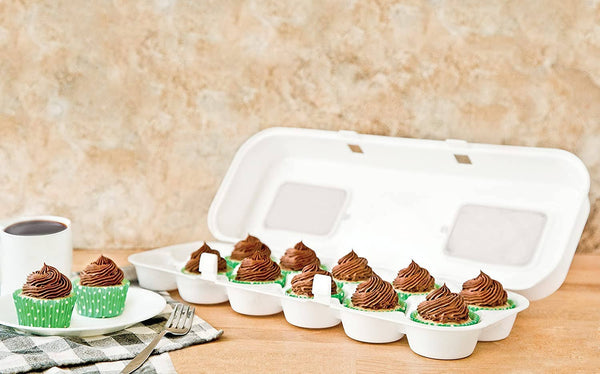 Bakelicious New Cupcake Carton - White - touchGOODS