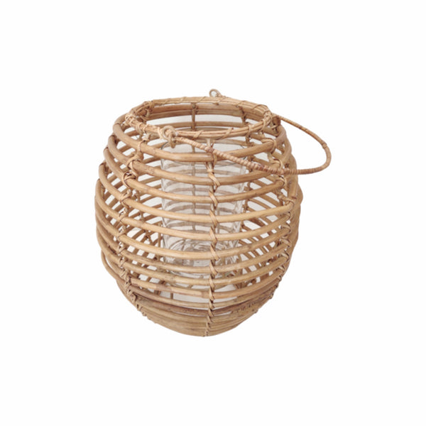 Small Cane Lantern 11" Natural - touchGOODS