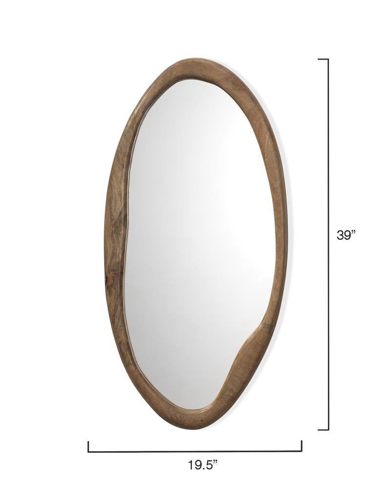 Organic Oval Mirror - touchGOODS