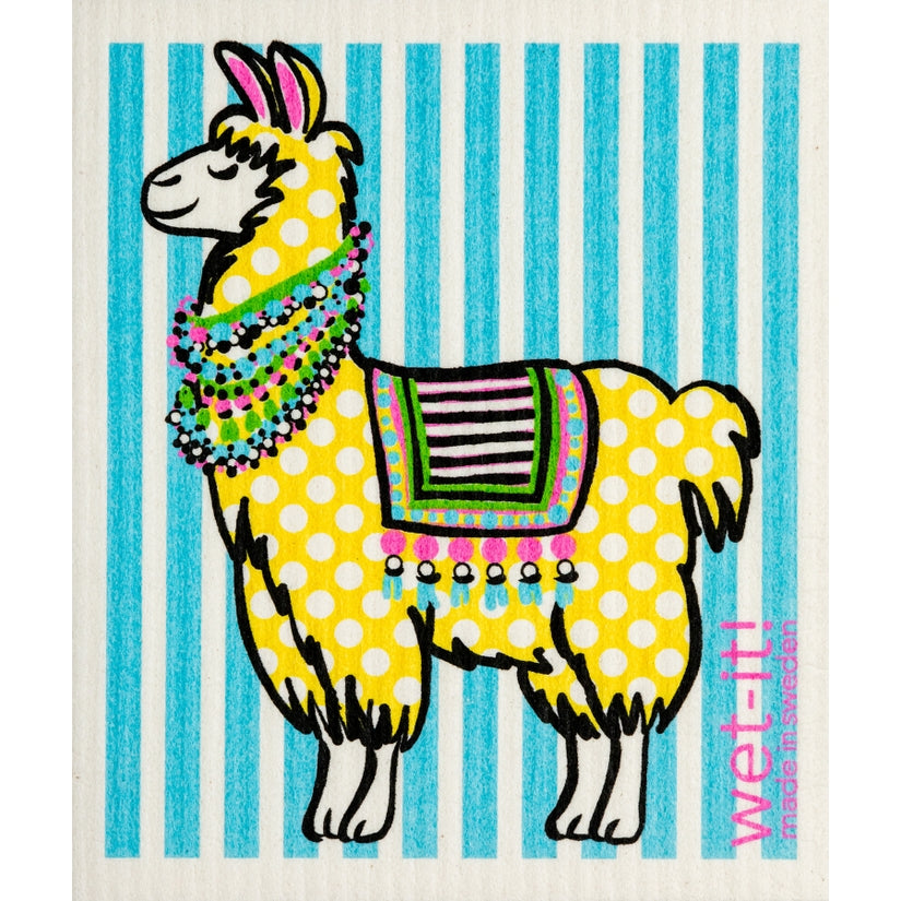Polka Llama Swedish Cloth - touchGOODS