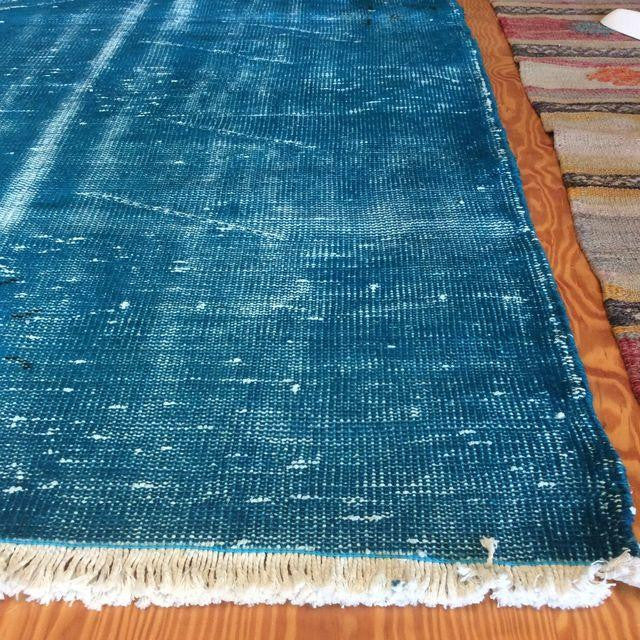 Vintage Over Dyed Turkish Area Rug 3′2″ × 6′4″ | touchGOODS