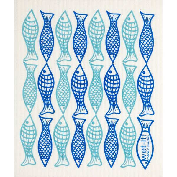 Catch of the Day Blue Swedish Cloth - touchGOODS