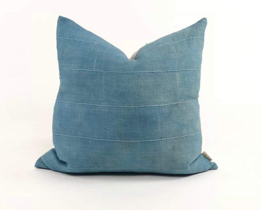 PAMPA Throw Pillows Blue - touchGOODS
