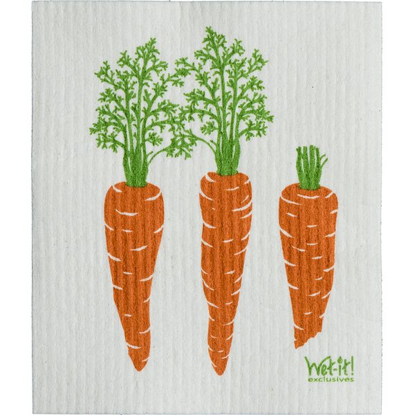 Carrots by Row Swedish Cloth - touchGOODS