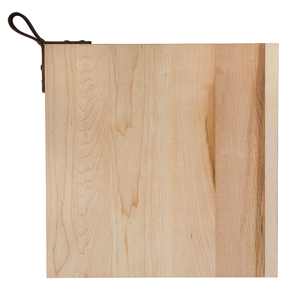 Killington Maple Square Board with Leather Handle - touchGOODS