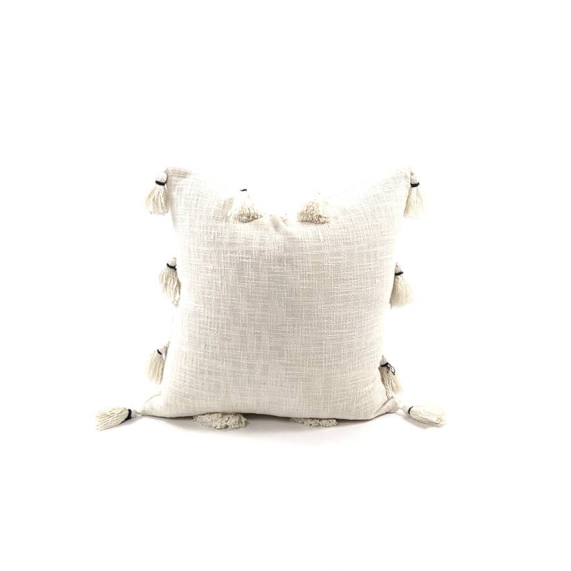 Advik Handmade Desinger Pom Pom Pillow - touchGOODS