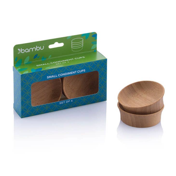 Bamboo Condiment Cup - Box of 4 - touchGOODS
