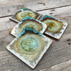 Ceramic Coasters with Crackled Glass - touchGOODS