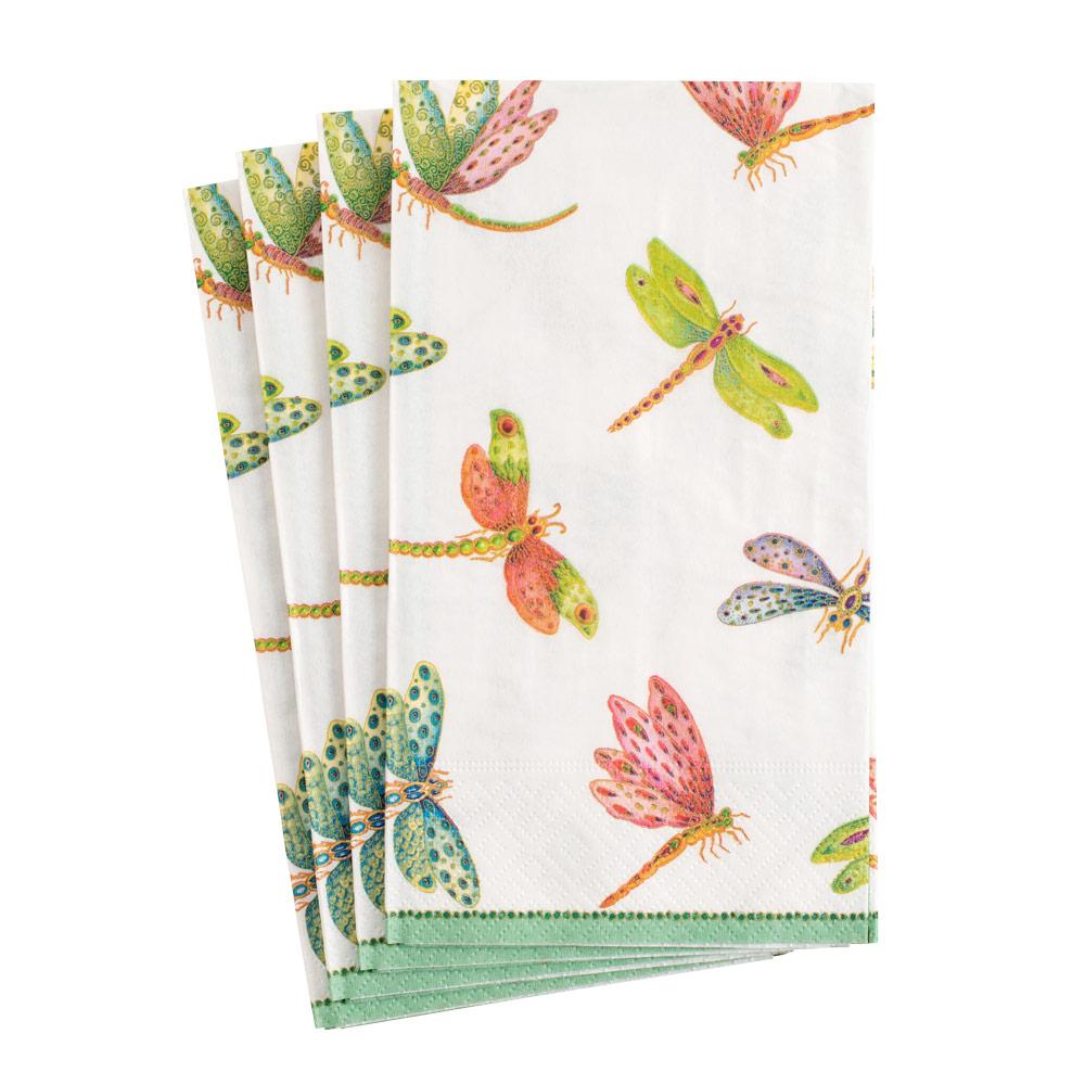 Dragonflies Paper Guest Towel Napkins - 15 Per Package - touchGOODS