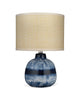 Batik Table Lamp Blue and Cream - Small - touchGOODS