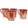 Solid Copper Moscow Mule Mug, Copper Handle, 12 oz - touchGOODS